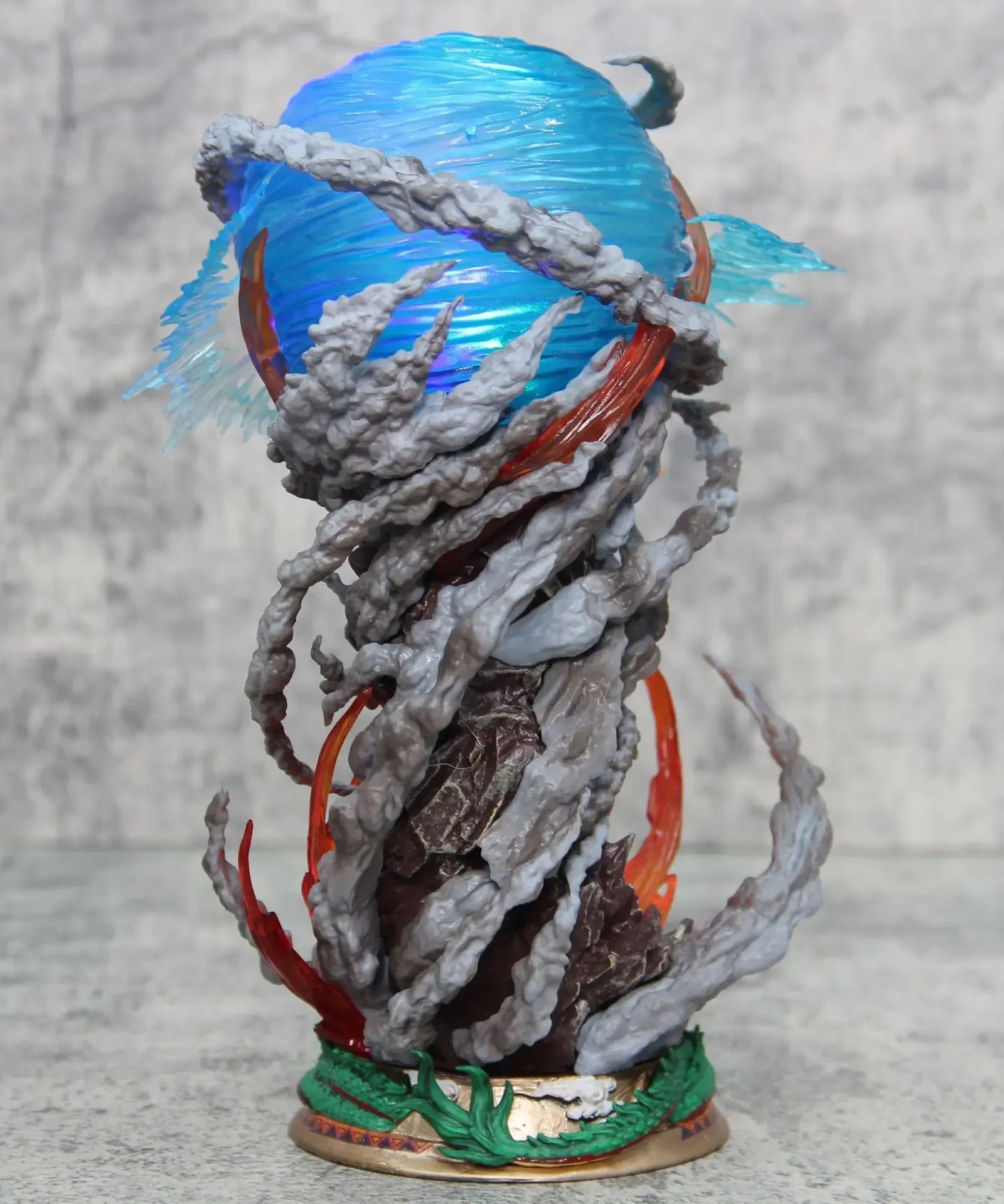 25cm Dragon Ball Anime Spirit Bomb Sou Goku Action Figure Super Saiya Pvc Model Statue Doll Collection Decoration Toys