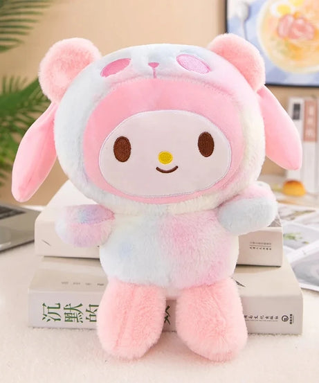 Sanrio 25Cm Anime Kuromid Toys Kawaii Mymelody Cinnamorol Plush Soft Stuffed Animals Doll Plushie Pillow Xmas