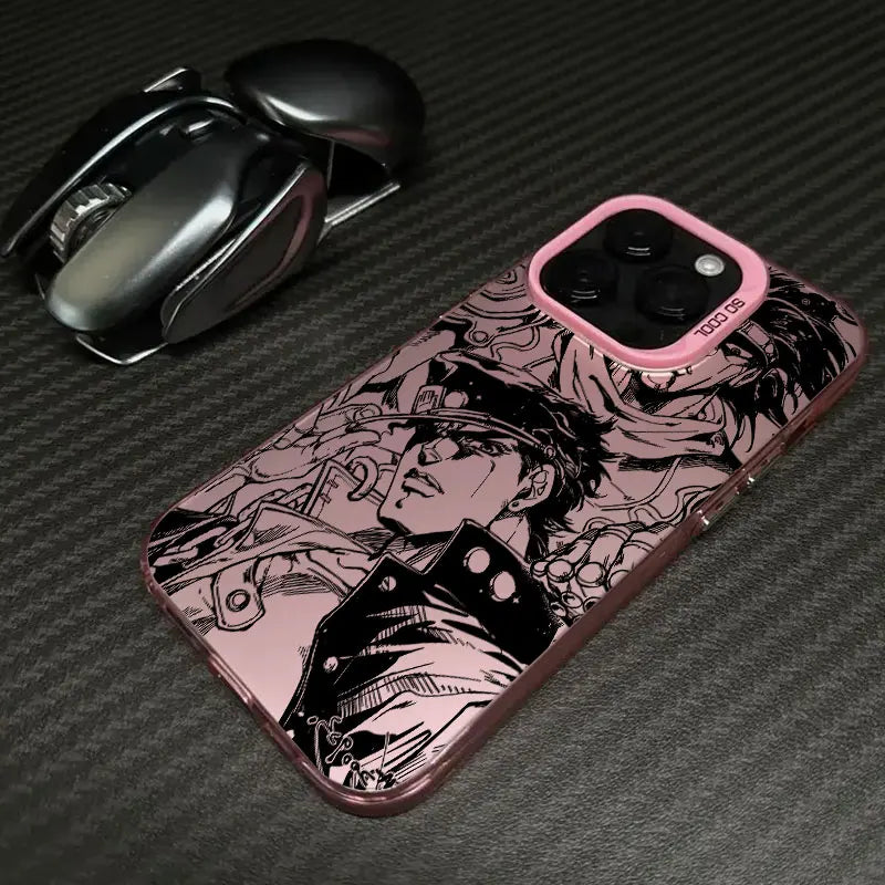 JoJos Bizarre Adventure Art Coque For Apple iPhone 16e 16 14 15 13 11 Pro Max Case 15 Plus 12 13 Mini 16e Shockproof Phone Cover