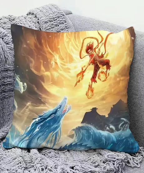 Ne Zha anime peripherals pillows cute personality creative fashion living room sofa bedroom cushions holiday gift
