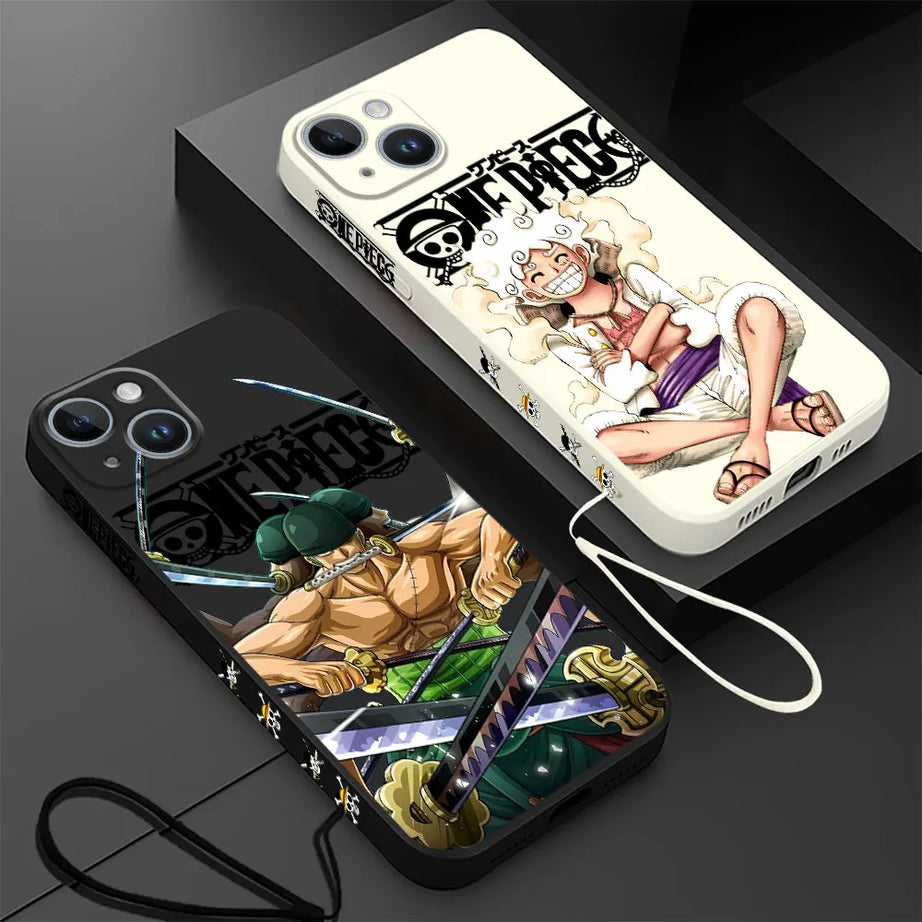 D-Luffy Ones Pieces Phone Case for Xiaomi Redmi Note 12S 11S 10 7 9 10 Pro 9S 10T 12 Pro Plus 8 11 Pro 5G 9T Silicone Cover