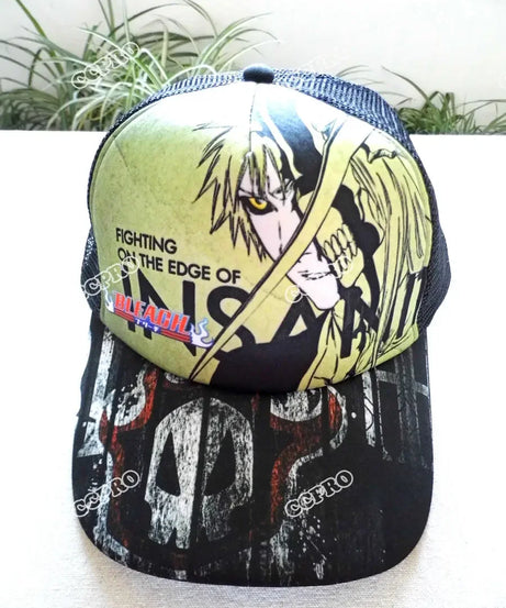 Bleach Tokyo Ghoul Fate Detective Conan Anime Baseball Cap Adjustable Summer Casual Mesh Hat