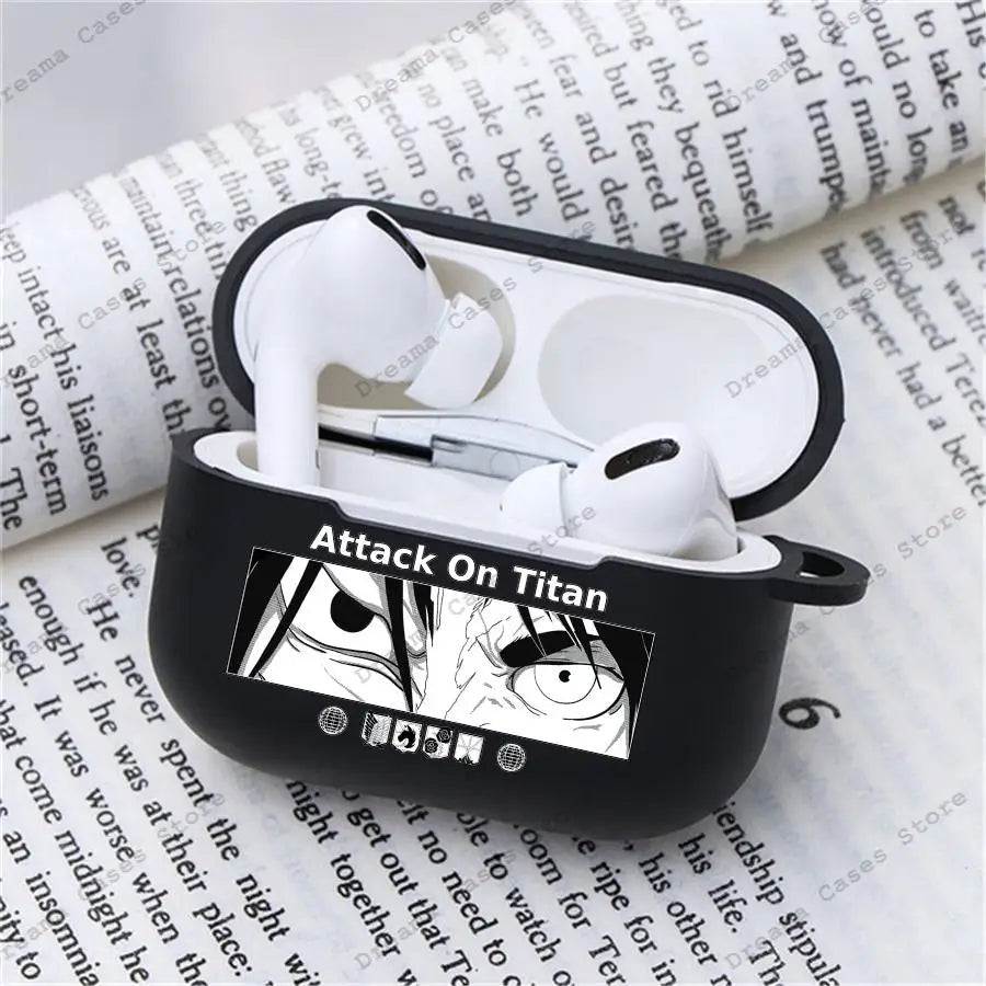 Attack on Titan Anime AirPods Case – Premium Protective Cover for AirPods 3, 2, 1 & Pro 7