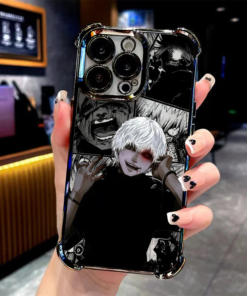 Anime Tokyo Ghoul Kaneki Ken Clear Case for iPhone 17 Air 16 E 15 14 Plus 13 12 Mini 11 Pro Max Acrylic Silicone Cover
