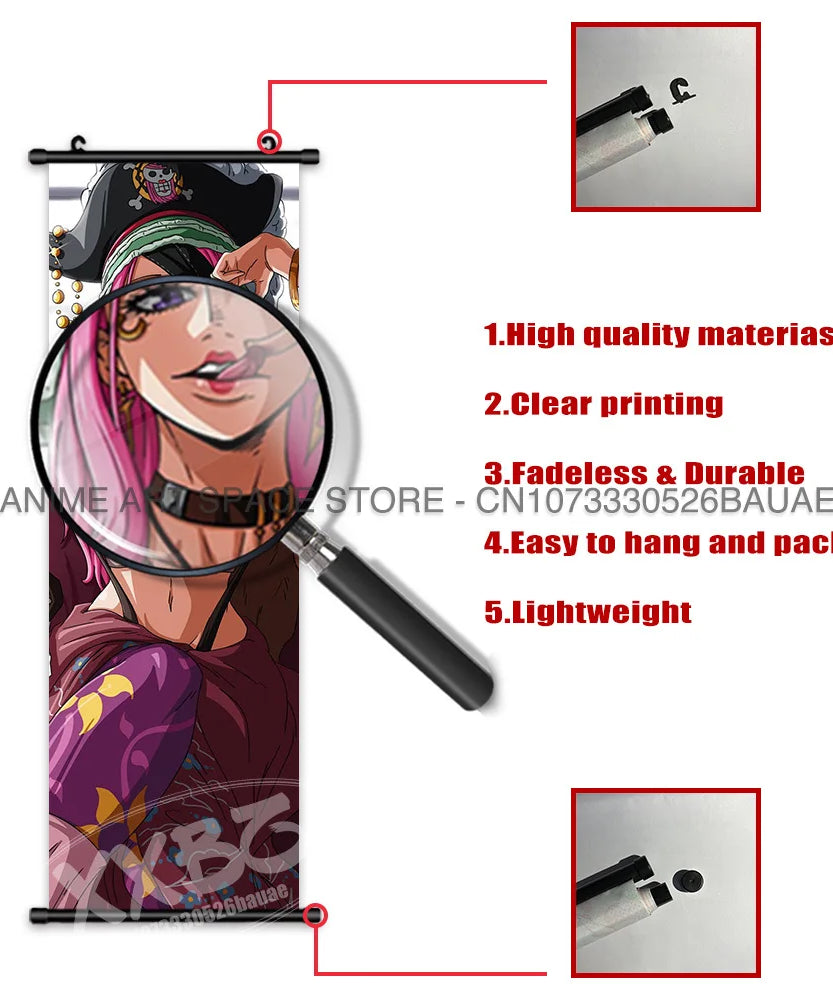 One Piece Anime Wall Scroll