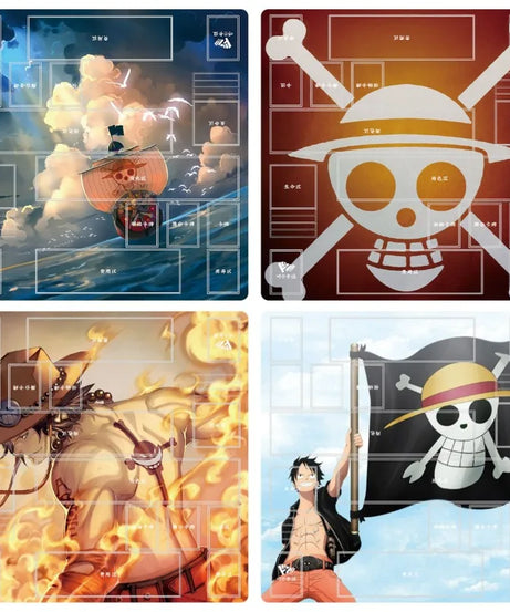 Anime Playmat DIY OPCG Two-player Card Pad New ONE PIECE Duel Plate Luffy Rubber Card Pad Battle Board Game Pad Festival Gift