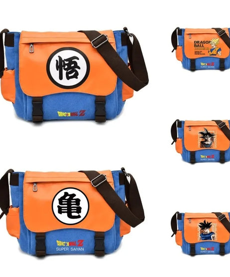 Son Goku Canvas Messenger Bag – Dragon Ball School & Travel Shoulder Bag