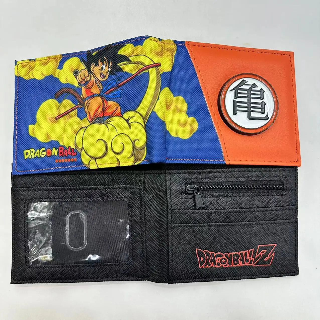 Dragon Ball PU Wallet – Son Goku & Bulma Foldable Anime Coin Purse