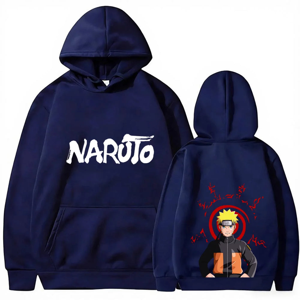 Naruto Anime Printed Teenager Hoodie – Autumn & Winter Pullover Top 7