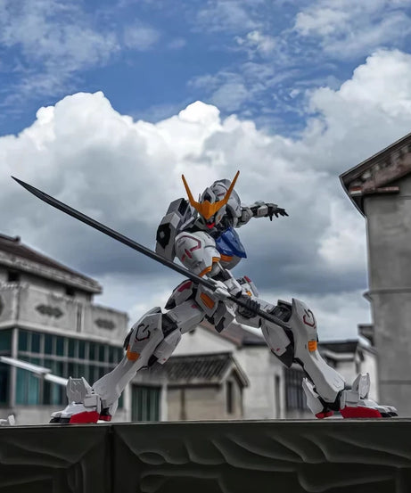 MG 1/100 Asw-G-08 Barbatos 4th Form Mecha Model Kit Assembly Action Figures With Water Decals Mobile Suit Surprise Gift Toys ﻿