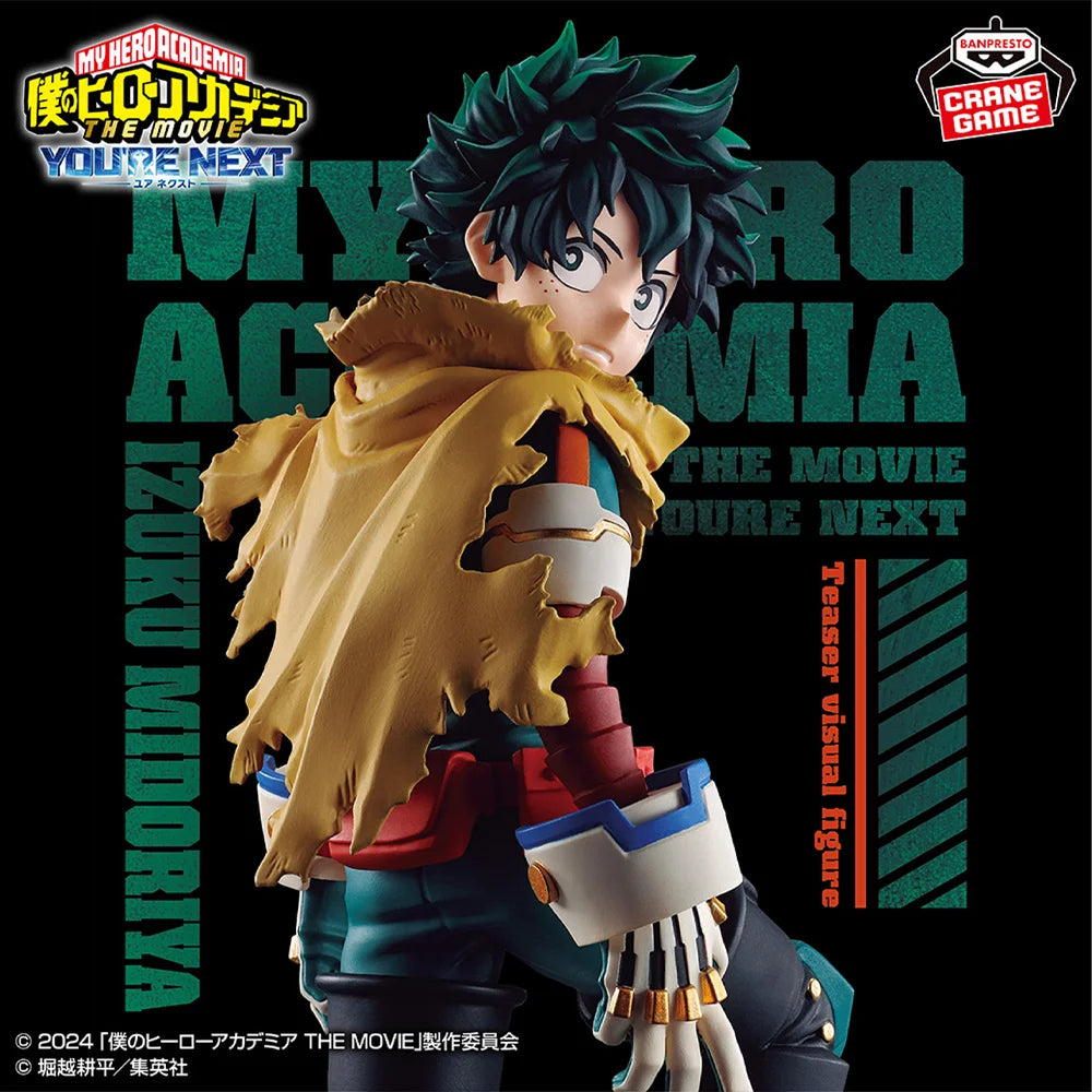BANPRESTO Izuku Midoriya Figure – My Hero Academia: You're Next Edition (Boxed Original)