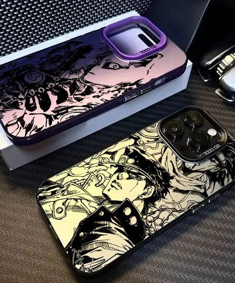 JoJos Bizarre Adventure Art Coque For Apple iPhone 16e 16 14 15 13 11 Pro Max Case 15 Plus 12 13 Mini 16e Shockproof Phone Cover