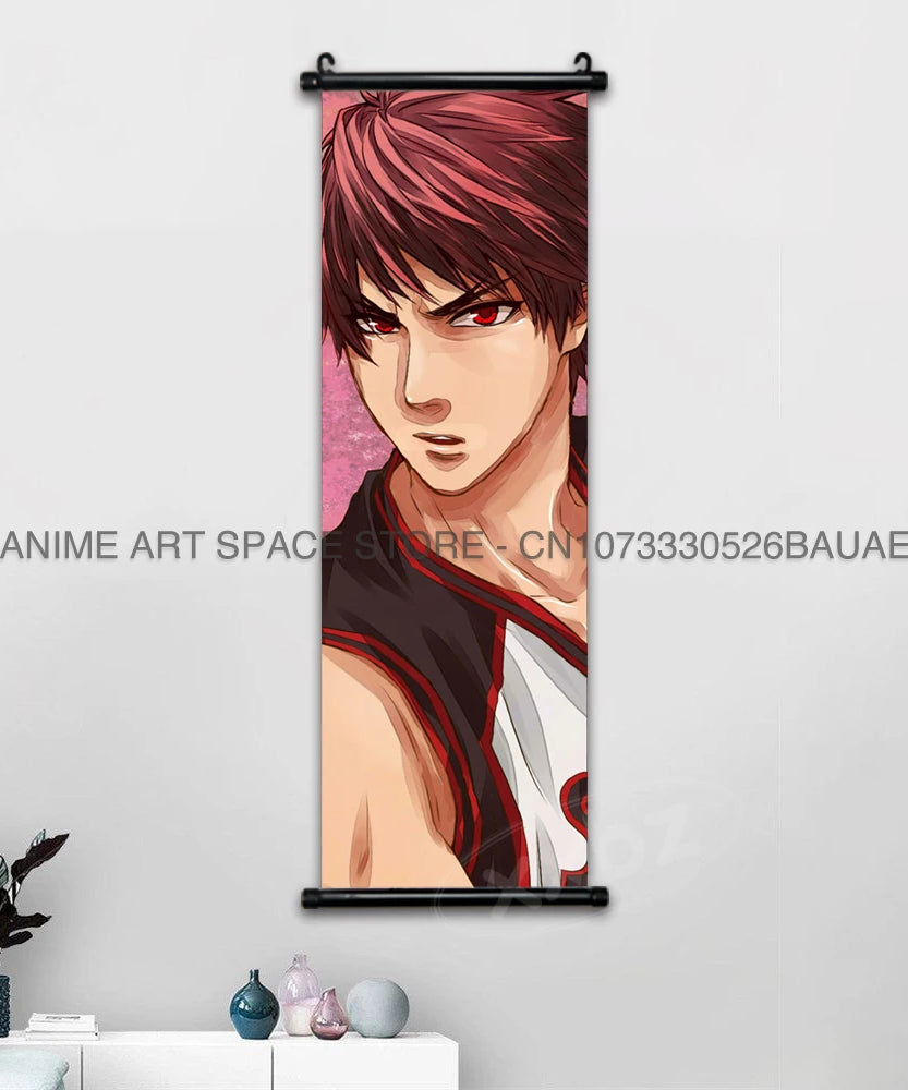 Kuroko no Basket Wall Scroll – Tetsuya Kuroko Anime Canvas Poster