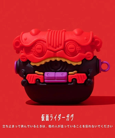 Protective Case for Airpods 4 3 2 Cover for Apple AirPods Pro2 Pro 2nd Generation Shell Game Console Anime Robot Fire