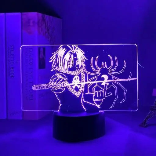 HUNTER Night Light Anime Peripherals Personality Creativity Killua Sissoe Table Lamp Desktop Decoration Bedroom holiday gift