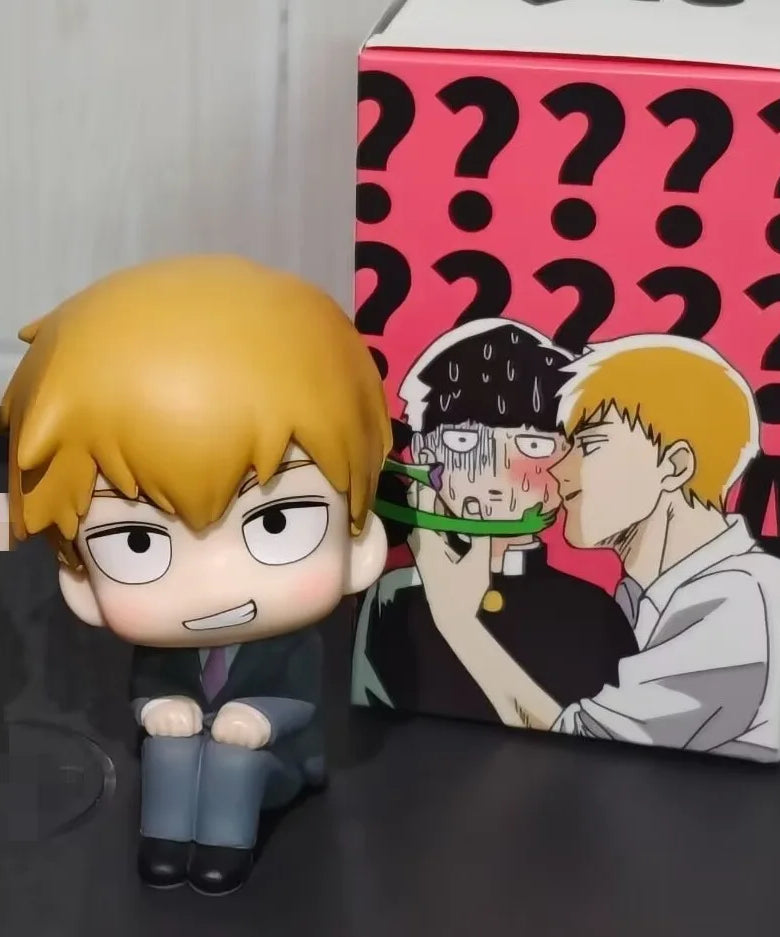 10cm Mob Psycho 100 Mobu Saiko Hyaku Kageyama Shigeo Arataka Reigen Action figure toys Christmas gift with box