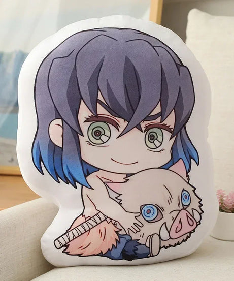 Hot Kawaii Demon Slayer Nezuko Cuddly Toy Anime Tanjirou Pillows Doll Cute Shinobu Sofa Cushions Doll Pendants 12CM