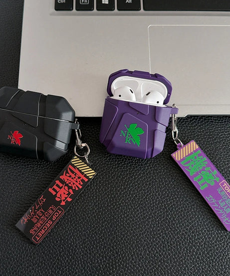 EVANGELION Earphone Case for AirPods 1 2 3 Pro 2 Case Anime Earphone Protective Cover for AirPods 4 Drop-resistant Shell