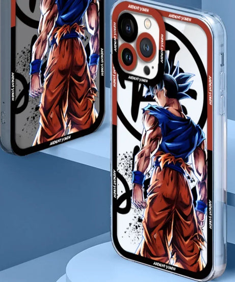 Dragon Ball Goku Phone Case for IPhone 14 13 12 11 15 Pro Max X XR XS Soft Shell Transparent Back Cover Saiyan Birthday Gift New