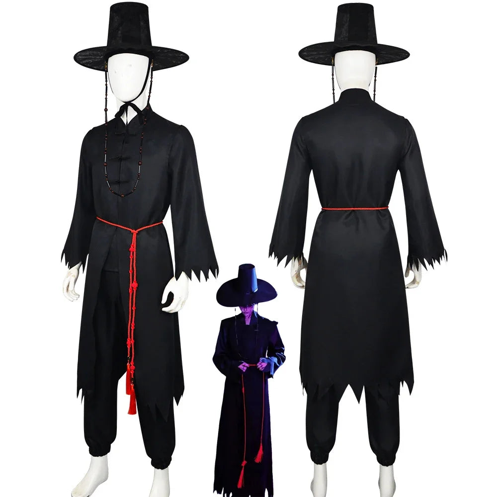 Halloween Adult Saja Boy Jinu Cosplay Men Group Stage Performance Halloween Carnival Party Clothes Anime Full Sets Costume