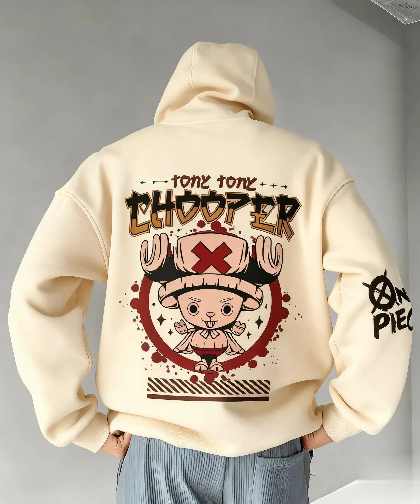 One Piece Anime Chopper Pullover Hoodie Men Women Autumn Winter Trendy Streetwear Casual Graphic Print Cosplay Hooded Sweatshirt