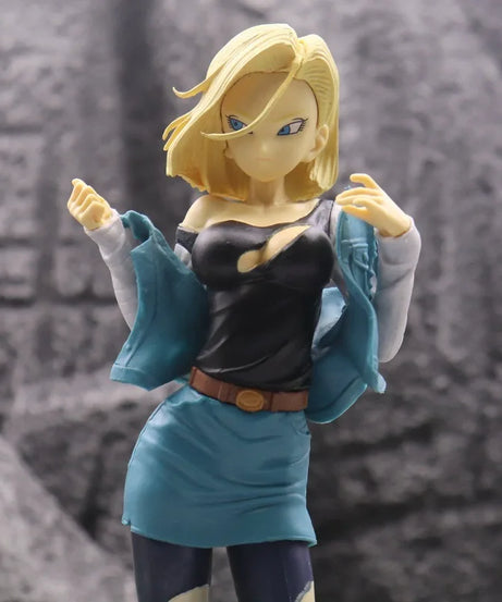 27cm Anime Dragon Ball Z Android 18 Figure Android PVC Action Figurine Collection Model Toys for Children Gifts