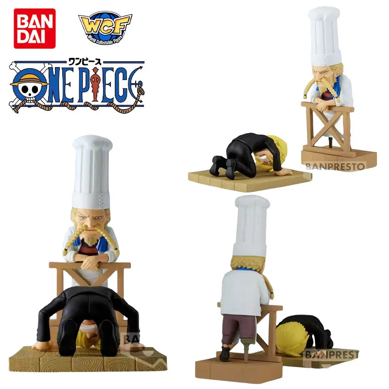 Bandai Sanji Zeff Action Toys Original ONE PIECE WCF VOL.8 Anime Figur ...