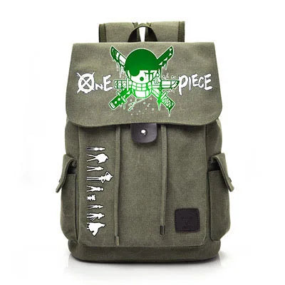 One Piece Anime Backpack Cosplay Luffy Unisex Students School Bag Large Capacity Bookbag Laptop Travel Rucksack Outdoor Bag Gift
