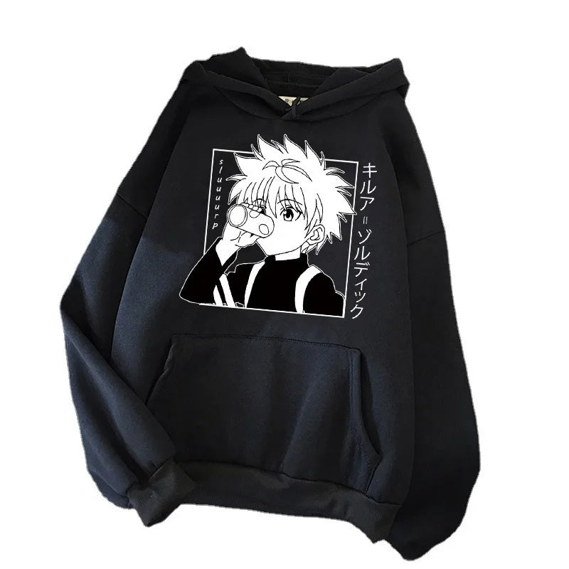 Hunter x Hunter Kurapika Anime Hoodie – Harajuku Manga Fleece Pullover 5