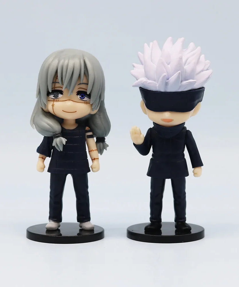7pcs Jujutsu Kaisen Okkotsu Yuta Geto Suguru Gojo Satoru Megumi Nobara Itadori Yuji Anime Action Figure Toys Doll