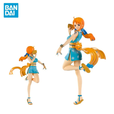 Original Figuarts ZERO Anime Figure 14cm ONE PIECE Nami kimono   Action Figure Toys For Kids Gift Collectible Model