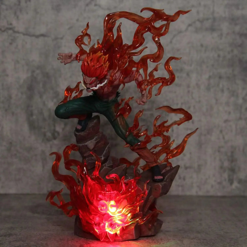 Naruto Might Guy (Eight Gates) Light-Up PVC Figure — 26cm Statue 3