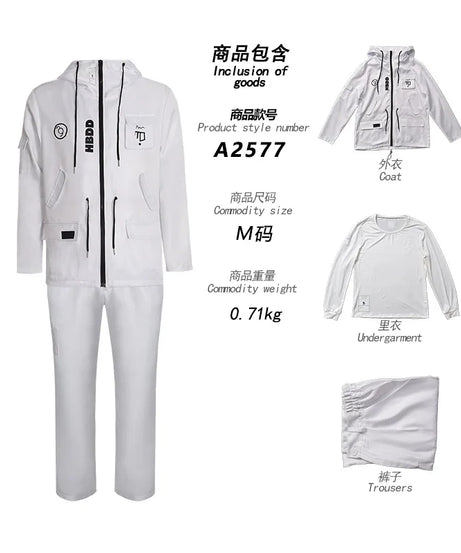 Aotsuki Eito Sumino Takumi Cosplay Costume Anime The Hundred Line -Last Defense Academy- Halloween men women casual jacket pants