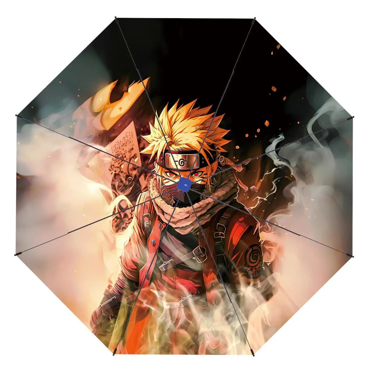 Naruto Umbrella Anime Personality Creative Fashion Sunscreen Student Fully Automatic Folding Umbrella Birthday Gift