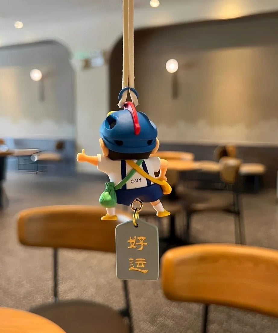 Anime Series Crayon Shin chan Cute Car Hanging Accessories Creative Gifts Safe Accessories Can Give to Friends