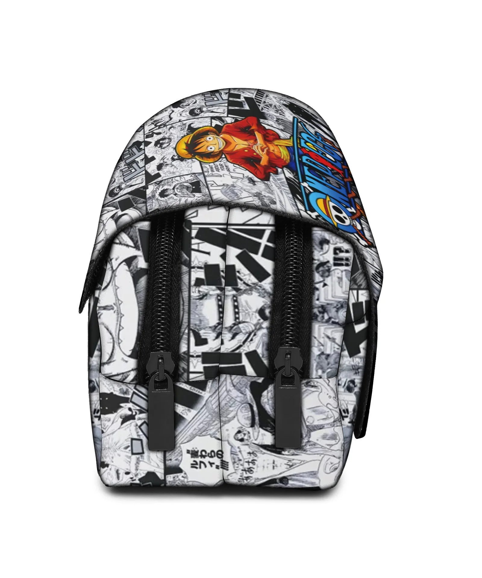 ONE PIECE Luffy Anime Printed Pencil Case Polyester Multi Layer Student Stationery Box for School Supplies Kids Pencil Bag