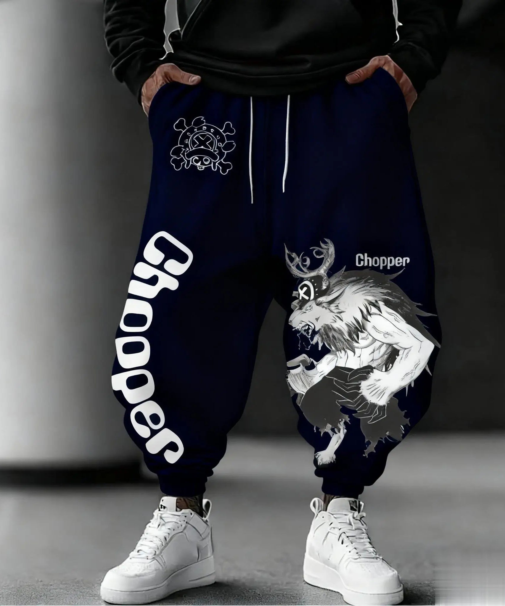 One Piece Tony Chopper Sweatpants Men's Sports Pants Joggers Casual Anime Print Streetwear Hip Hop Trousers New Autumn Winter