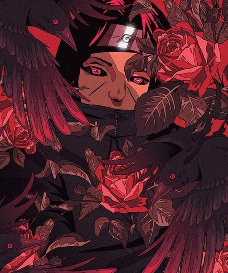 Uchiha Itachi New Diamond Painting Mosaic Naruto Cartoon Art Cross Stitch Embroidery Rhinestones Home Decor Children's Gift