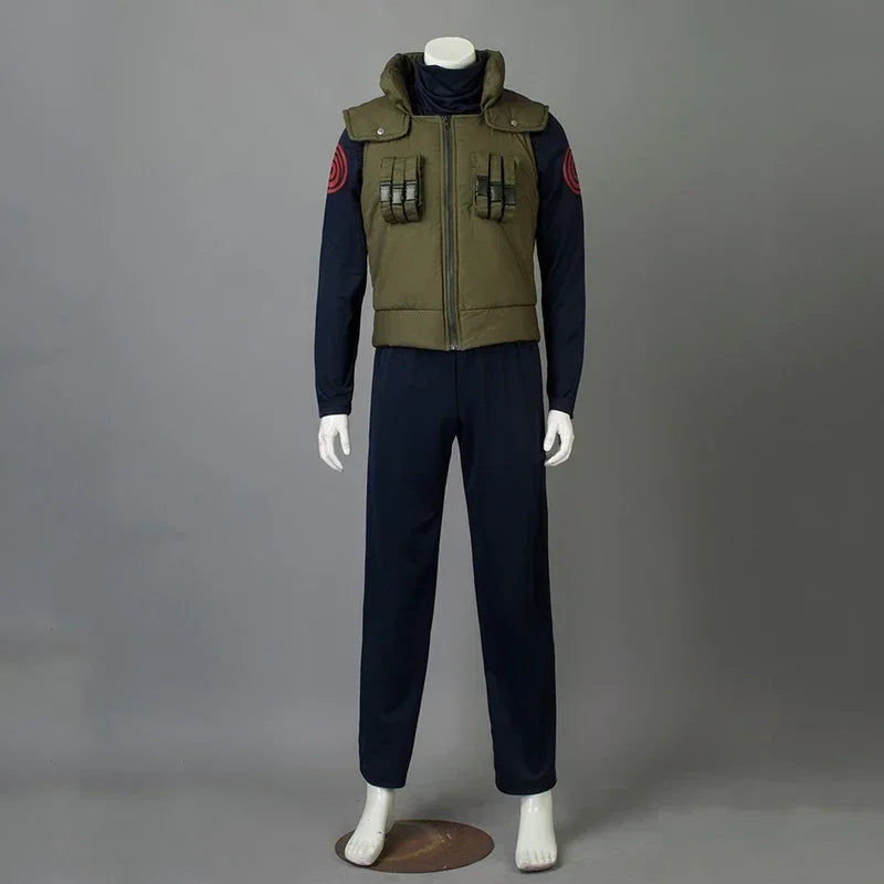 Anime Naruto Hatake Kakashi Cosplay Costume – Premium Ninja Uniform Full Outfit for Adults 2