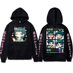 The Apothecary Diaries Maomao Graphic Hoodie Kawaii Oversized Sweatshirt