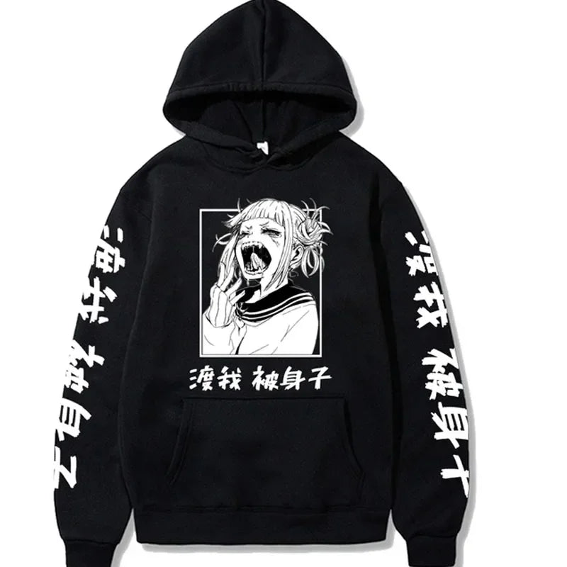 My Hero Academia Katsuki Bakugo Kanji Graphic Hoodie Harajuku Streetwear 6