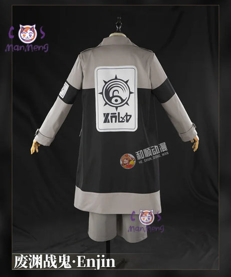 GACHIAKUTA Anime Enjin Cosplay Nji Costume Halloween party fashion men women uniform jacket pants shirt prop wig New set