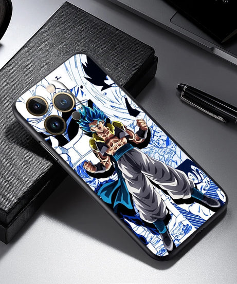 Manga D-Dragon Ball Z Art For iPhone 15 14 13 12 11 XS XR X 8 7 SE Pro Max Plus Mini Black Phone Case