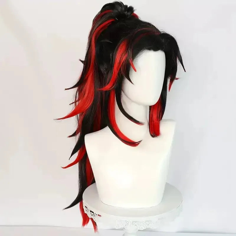 Anime Demon Slayer Kokushibo Cosplay Costume – Kimono & Wig Set 5