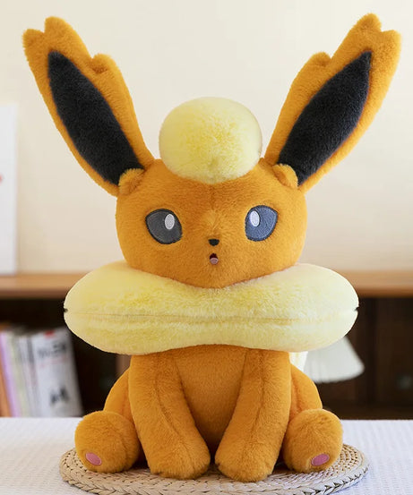 45/80cm Flareon Pokemon Plush Toys Large Anime Doll Cute Pillow Giant Pokémon Plushie Stuffed Gift for Kids Christmas