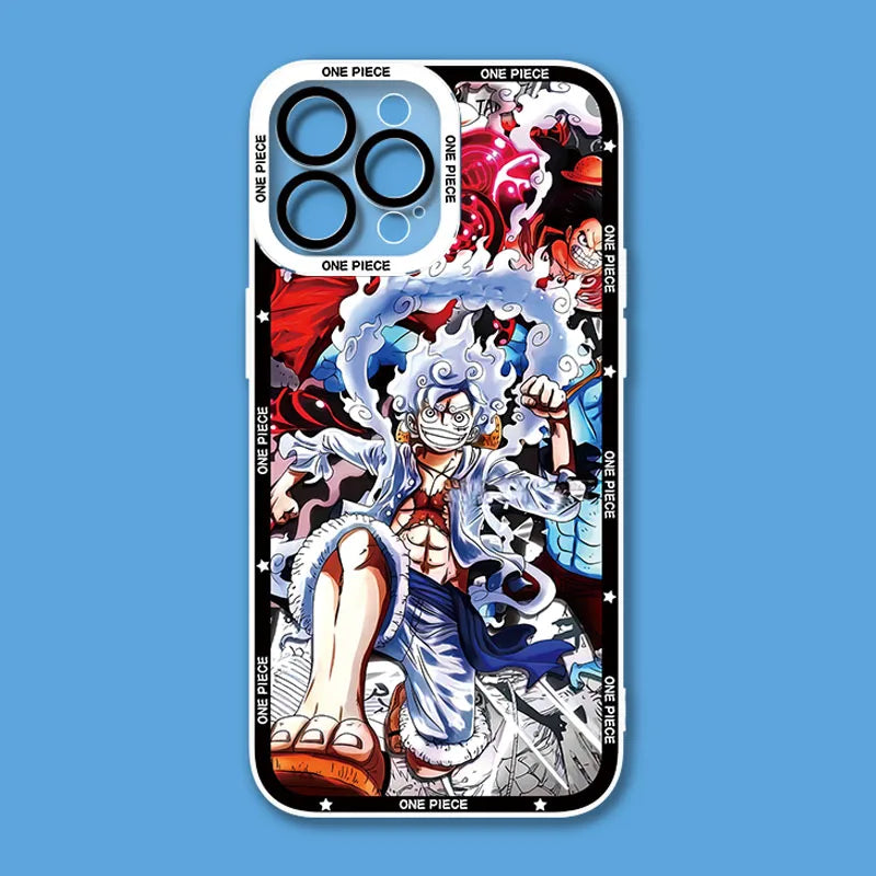Anime O-One Piece Phone Case for iPhone 15 14 Pro Max 13 12 Mini 11 Pro XR XS X 8 7 6 6S Plus SE Soft Silicone Back Cover