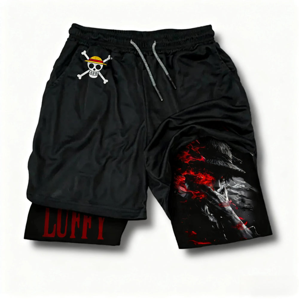 One Piece 2-in-1 Sports Shorts — Quick-Dry Swim & Gym Shorts 3