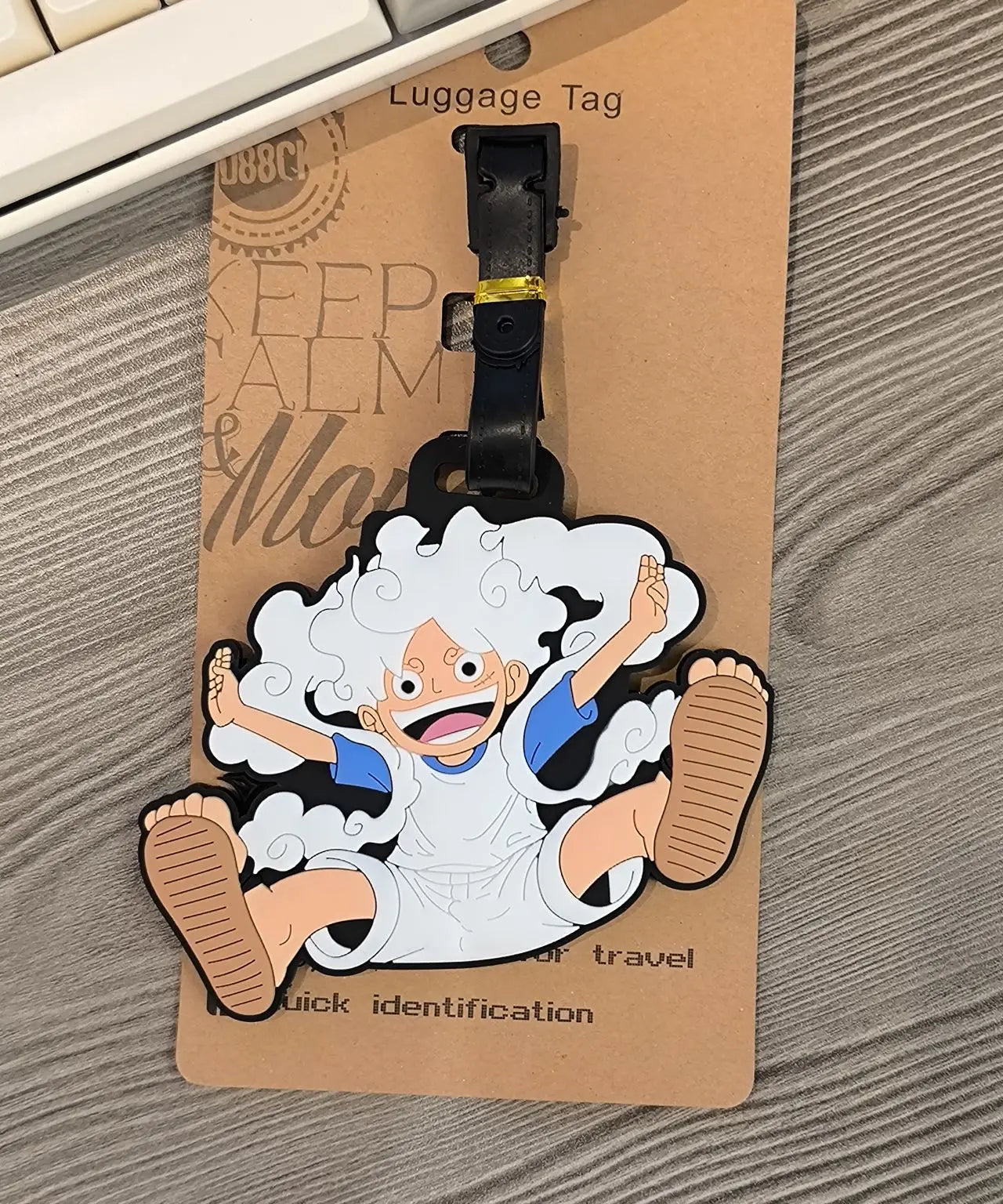 Anime One Piece Boarding Check in Hang Tag Accessories Joba Lu Fei Suolong Luggage Tag Cute Creativity