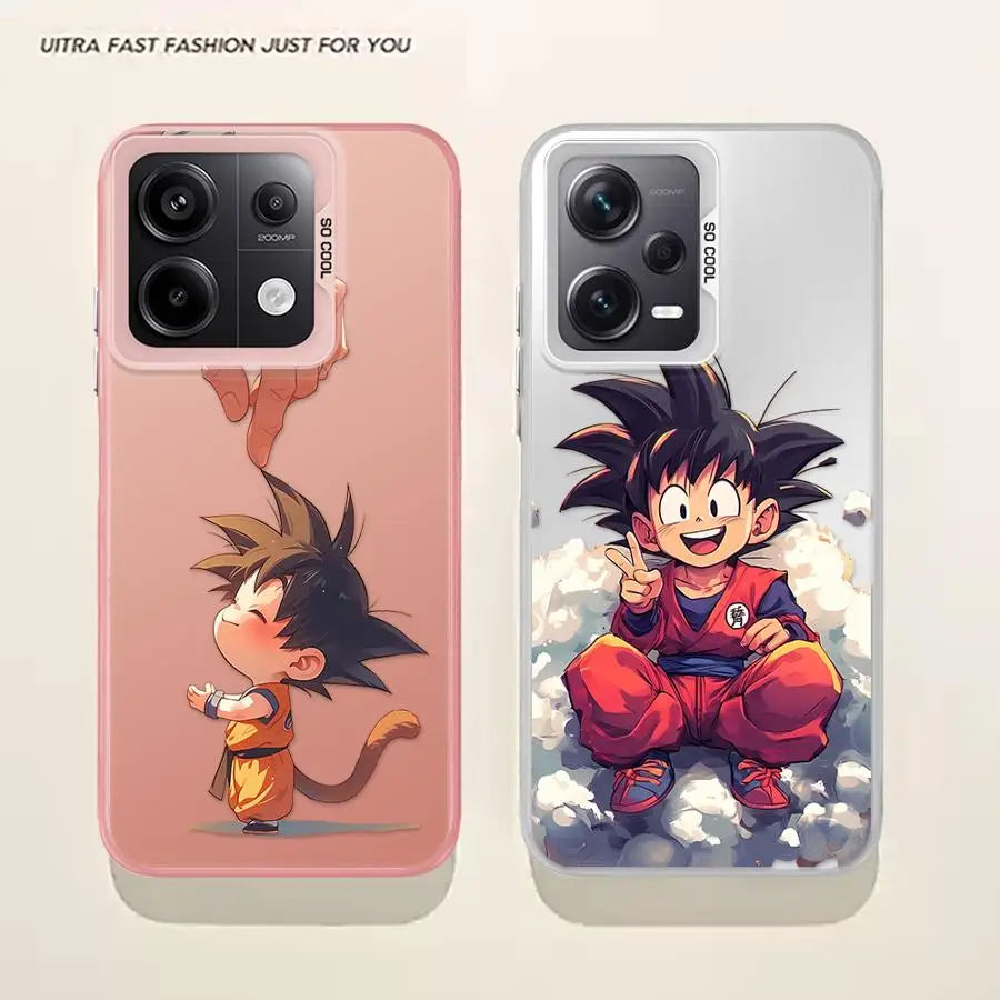 Cute Son-Gokus Case for Xiaomi Redmi 12C A3x 14C A4 13C A1 A3 A2 Plus 13 12 Shell
