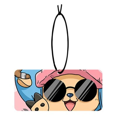 ONE PIECE Luffy Car Pendant Fragrance Tablets Car Decoration Car Rearview Mirror Hanging  Auto Deodorization Accessories